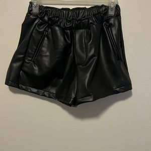 Forever 21 Leather Shorts